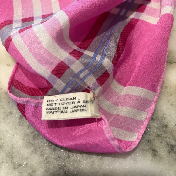 Vintage Scarves Vera Neumann, Paoli, Navy Sheer, Excellent Condition - Picture 14 of 16